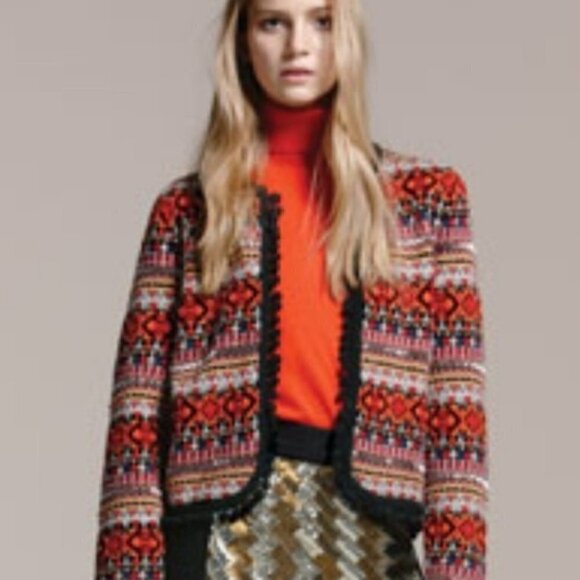 Monsoon | Pom pom trim jacket - Picture 9 of 9